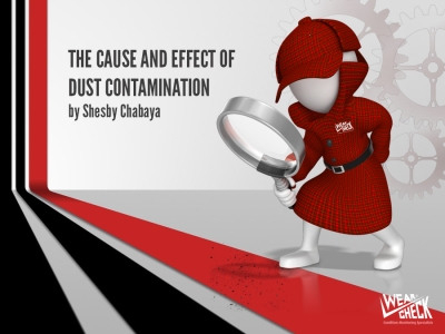 Dust contamination and component failure reveals a clear cause-and-effect correlation.